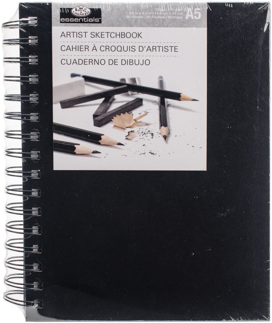 Royal & Langnickel(R) Spiral Hardcover Artist Sketchbook-5.8"X8.3"